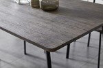 Blake Metal and Wood Dining Table Set with Chairs