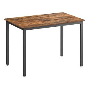 VASAGLE Rustic Dining Table for 4 People