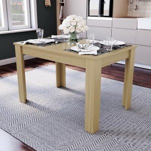 Medina 4-Seater Modern Rectangular Dining Table