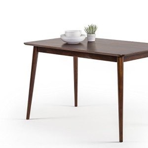 Zinus Jen Espresso Brown Wooden Dining Table 47