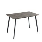 Blake Metal and Wood Dining Table Set with Chairs