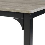 Compact 4-Seater Wooden Dining Table Set