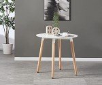 Round Dining Table Set for 4 - Modern Style