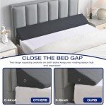 King Size Wedge Pillow for Bed Gap Support