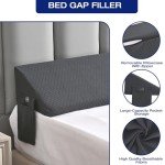 King Size Wedge Pillow for Bed Gap Support