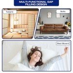 King Size Wedge Pillow for Bed Gap Support