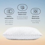 Coop Home Goods Adjustable Queen Memory Foam Pillow