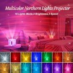 Mubarek Northern Lights Galaxy Projector with Remote
