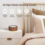 Color Changing Sound Machine Night Light for Sleep