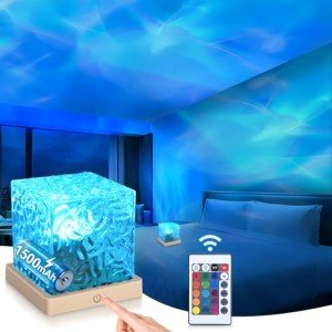 Aurora Ocean Wave Projector Light with Remote