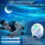 Northern Lights Galaxy Projector with White Noise