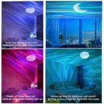 Northern Lights Galaxy Projector with White Noise