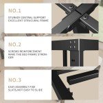 Queen Size Metal Bed Frame - No Box Spring Needed