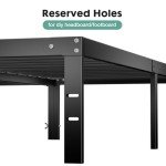 Sturdy Metal Queen Bed Frame with Storage