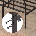 Queen Metal Platform Bed Frame with Storage