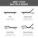 King Size Adjustable Bed Frame with Wireless Remote