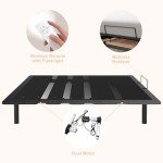 King Size Adjustable Bed Frame with Wireless Remote