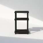 3-Tier Turn-N-Tube Nightstand - Americano/Black