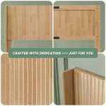 Wooden Queen Headboard - Modern Farmhouse Style