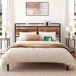 Queen Size Adjustable Headboard with USB Ports