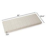 Beige Wall-Mounted Queen Headboard with Soundproof Panels