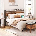 Queen Size Adjustable Headboard with USB Ports