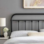 Modway Sage Queen Black Adjustable Bed Frame