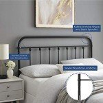 Modway Sage Queen Black Adjustable Bed Frame