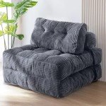 MAXYOYO Portable Folding Sofa Bed with Pillow