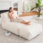 Cozy Memory Foam Bean Bag Lounger Chair