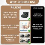 Convertible Sofa Bed with Pillow - Dark Gray