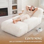 Cozy Memory Foam Bean Bag Lounger Chair