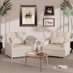 31.5" Convertible Sleeper Chair Bed for Small Spaces