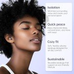 Noise-Cancelling Silicone Ear Plugs for Sleep