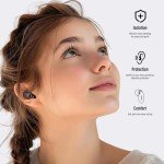 Reusable Silicone Ear Plugs for Peaceful Sleep