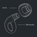 Noise-Cancelling Silicone Ear Plugs for Sleep