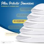 Queen Size Waterproof Pillow Protectors (4 Pack)