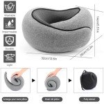 Memory Foam Travel Neck Pillow for Comfort
