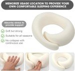 Memory Foam Travel Neck Pillow for Comfort