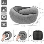 Memory Foam Travel Neck Pillow for Comfortable Sleep