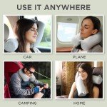 Dot&Dot Adjustable Memory Foam Travel Pillow