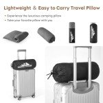 Shredded Memory Foam Travel Pillow for Camping