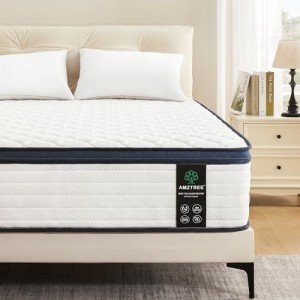 Amztree 12" Memory Foam & Pocket Coil Mattress