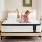 Amztree 12" Memory Foam & Pocket Coil Mattress