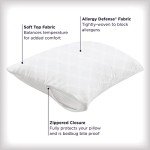 AllerEase Temperature Balancing Pillow Protectors - 2 Pack