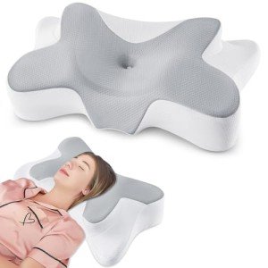 DONAMA Memory Foam Cervical Pillow for Sleepers
