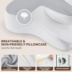 DONAMA Memory Foam Cervical Pillow for Sleepers