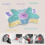 DONAMA Memory Foam Cervical Pillow for Sleepers