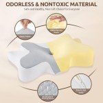 DONAMA Memory Foam Cervical Pillow for Sleepers