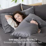 Cooling Bamboo Pillow Cases Set for Queen Size